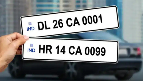 book hsrp number plate